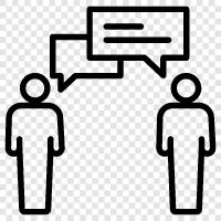 Dialogue, Discussion, Discussion Group, Talk icon svg