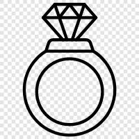 diamond, rings, diamond rings, engagement ring icon svg