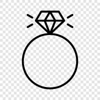 diamond, ring, diamond ring, sapphire icon svg