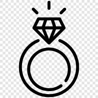 бриллиантовые кольца, бриллиантовые обручальные кольца, обручальные кольца по алмазам, бриллиантовые кольца по случаю годовщины Значок svg