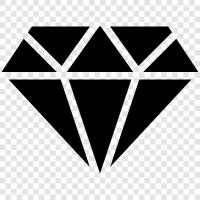 Diamanten, Edelsteindiamanten, Diamantringe, Diamantschmuck symbol