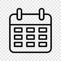 diary, schedule, appointments, todo list icon svg