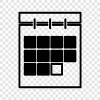 diary, appointment, schedule, todo list icon svg