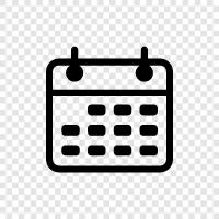 diary, schedule, time, appointments icon svg