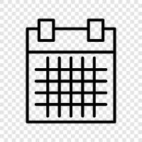 diary, appointment, schedule, time icon svg