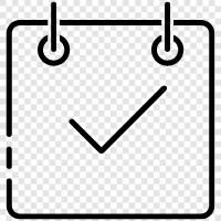 diary, schedule, appointment, reminder icon svg