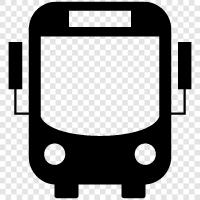 diesel, bus, coach, public transport icon svg