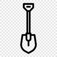 dig, excavation, earth, gardening icon svg