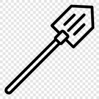 digging, excavation, digging tool, gardening icon svg