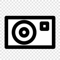 digital camera, photography, photography equipment, photography software icon svg