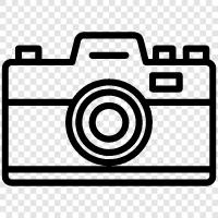 digital camera, canon camera, Nikon camera, film camera icon svg