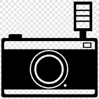 dijital kamera, dijital fotoğraf, fotoğraf, fotoğraf ekipmanları ikon svg
