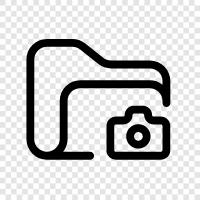 digital camera, photo camera, photography, digital photos icon svg