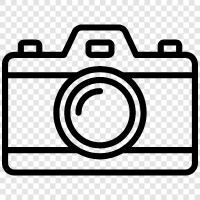 digital camera, photography, digital photography, camera equipment icon svg