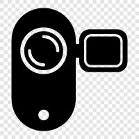 digital camera, digital video camera, camcorder, digital camera for beginners icon svg