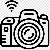 digital camera, digital camera for seniors, digital camera for kids, smart camera icon svg