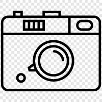 digital camera, photography, camera, photography equipment icon svg