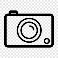 digital camera, digital camera software, digital photography, digital SLR camera icon svg