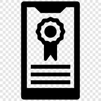 dijital sertifika, dijital sertifika otoritesi, elektronik sertifika, elektronik sertifika otoritesi ikon svg