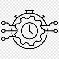 digital chronometer, wristwatch, timekeeping, chronometer icon svg