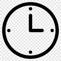 digitale Uhr, Wecker, Zeit, Zeitzone symbol