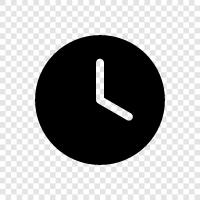 digital clock, alarm clock, time, time zone icon svg