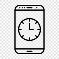 digital clock, analog clock, alarm clock, stopwatch icon svg
