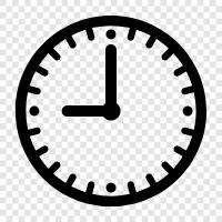 digital clock, alarm clock, wall clock, wind up clock icon svg