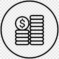 digital, currency, blockchain, digital currency icon svg