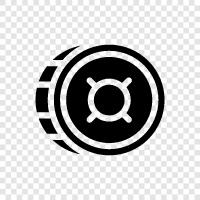 digital, virtual, cryptocurrency, altcoin icon svg