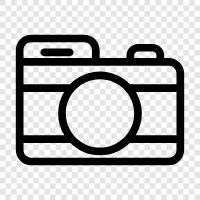 Digital, Fotografie, Kameraobjektiv, Foto symbol