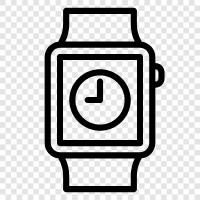 digital, alarm, time, watch icon svg