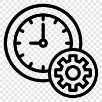 digital, analog, time, watch icon svg