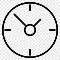 digital, analog, time, alarm icon svg