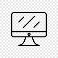 digital, flat panel, monitor, televisions icon svg