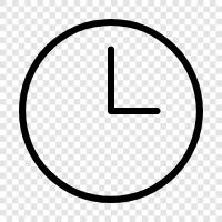 digital, time, date, alarm icon svg