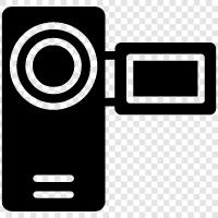 digital, video, camera, camcorder for sale icon svg