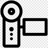 digital, camera, video, recorder icon svg