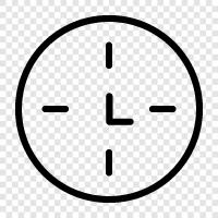 digital, time, alarm, stopwatch icon svg