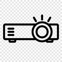 digital projector, home cinema projector, mini projector, Projector icon svg