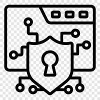 digital security, encryption, security, privacy icon svg