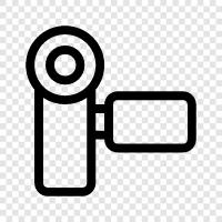 digital, camera, video, recorder icon svg