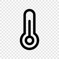 digital, mercury, room, humidity icon svg