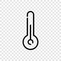 digital, mercury, Fahrenheit, Celsius icon svg