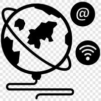 digital world, online world, internet, cyberspace icon svg