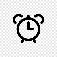 digital, time, alarm, clock display icon svg