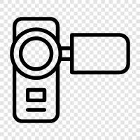 digital, video, camera, camcorder for sale icon svg