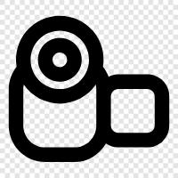 digital, video, camera, portable icon svg