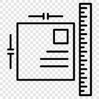 Abmessungen, Abmessungen einer Box, was s in einer Box, was s symbol