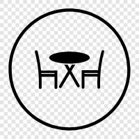 dining chair, club chair, armchair, leather chair icon svg